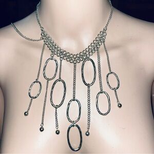 Estate Find Silver Metal Chainmail Necklace